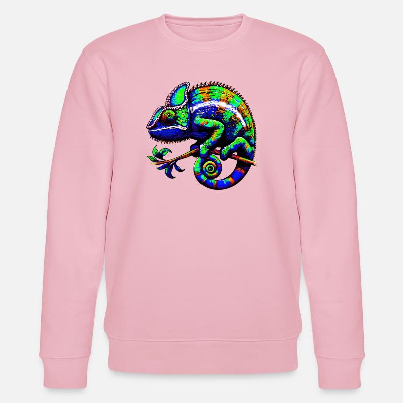 Chamäleon - Stanley/Stella Unisex Bio-Sweatshirt CHANGER  - Hellrosa