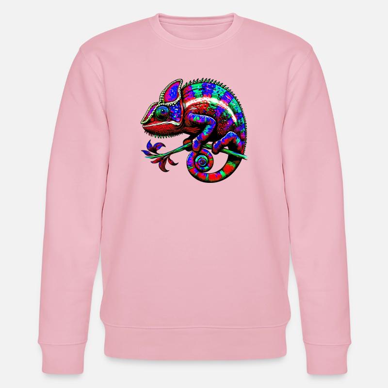 Chamäleon - Stanley/Stella Unisex Bio-Sweatshirt CHANGER  - Hellrosa