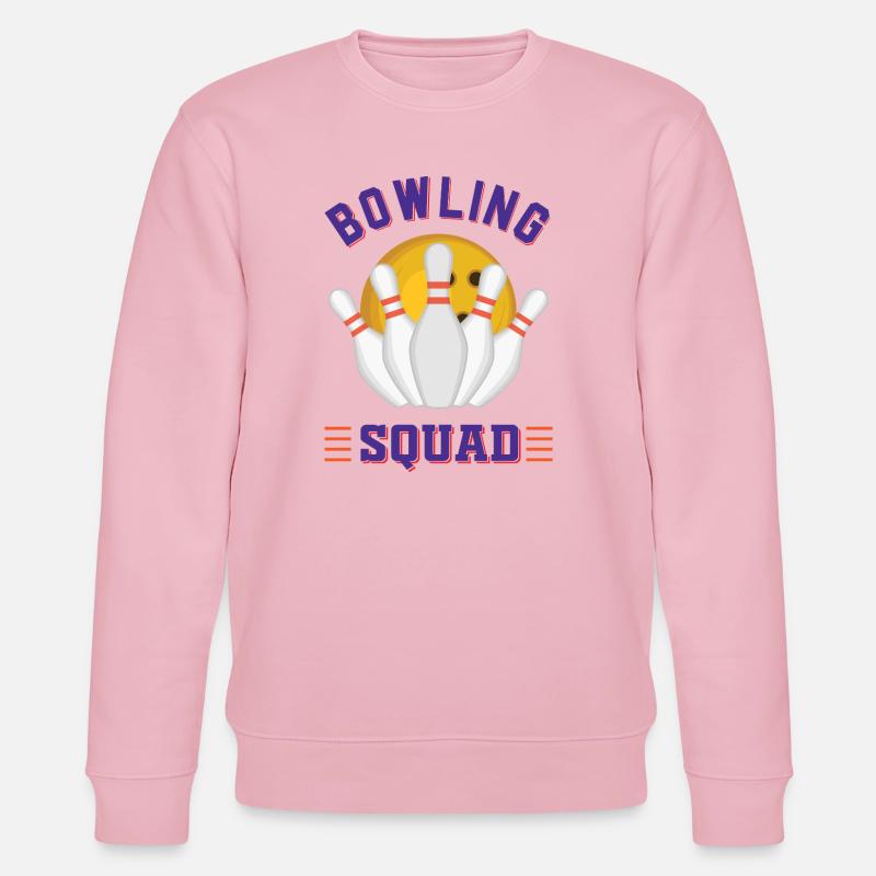 Équipe de bowling - Sweat bio CHANGER Stanley/Stella Unisexe - rose pâle