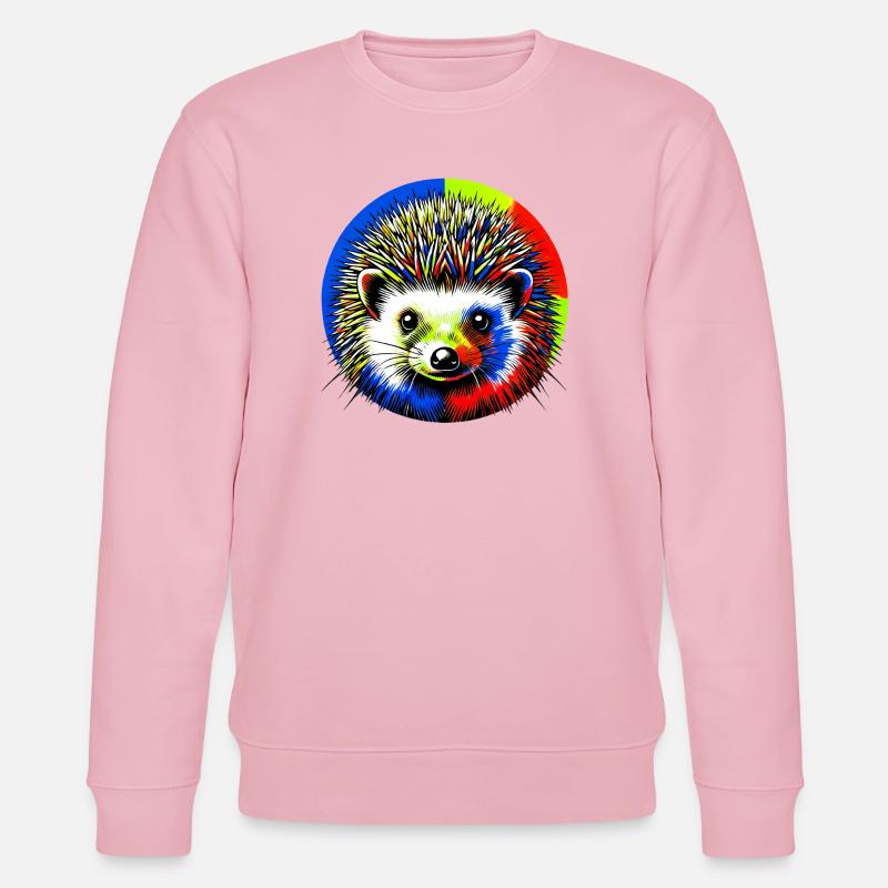 Igel - Stanley/Stella Unisex Bio-Sweatshirt CHANGER  - Hellrosa