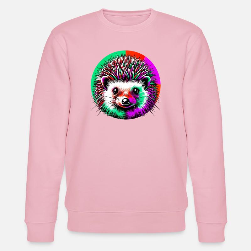 Hérisson - Sweat bio CHANGER Stanley/Stella Unisexe - rose pâle