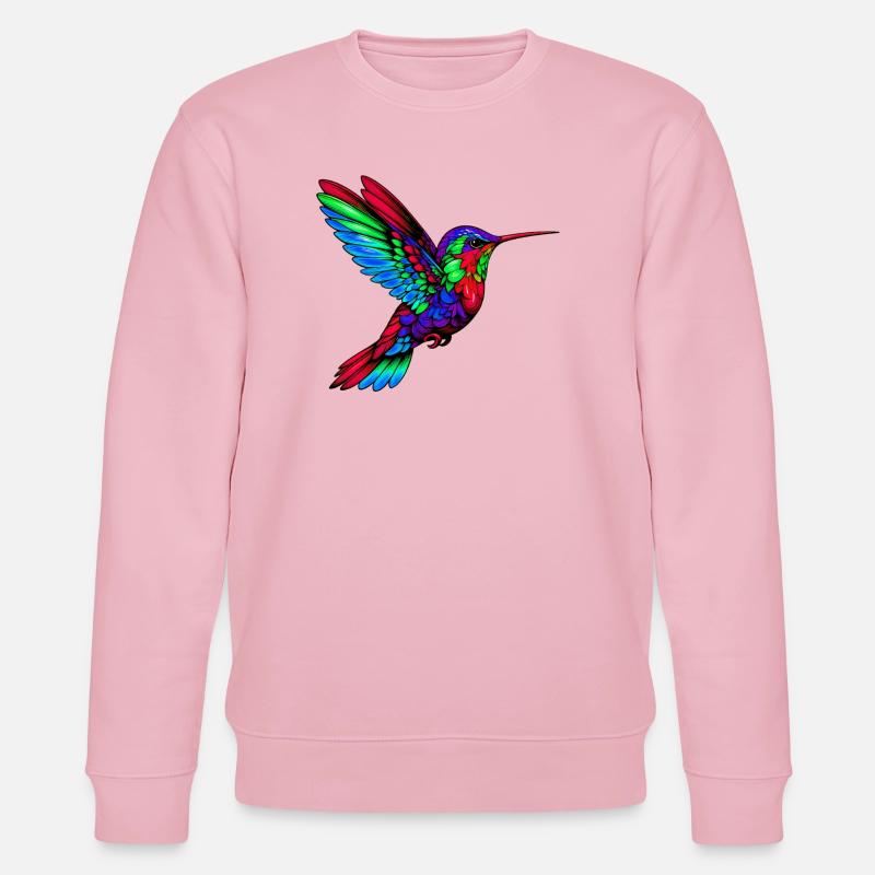 Kolibri - Stanley/Stella Unisex Bio-Sweatshirt CHANGER  - Hellrosa