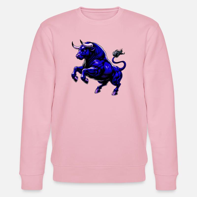 Stier - Stanley/Stella Unisex Bio-Sweatshirt CHANGER  - Hellrosa