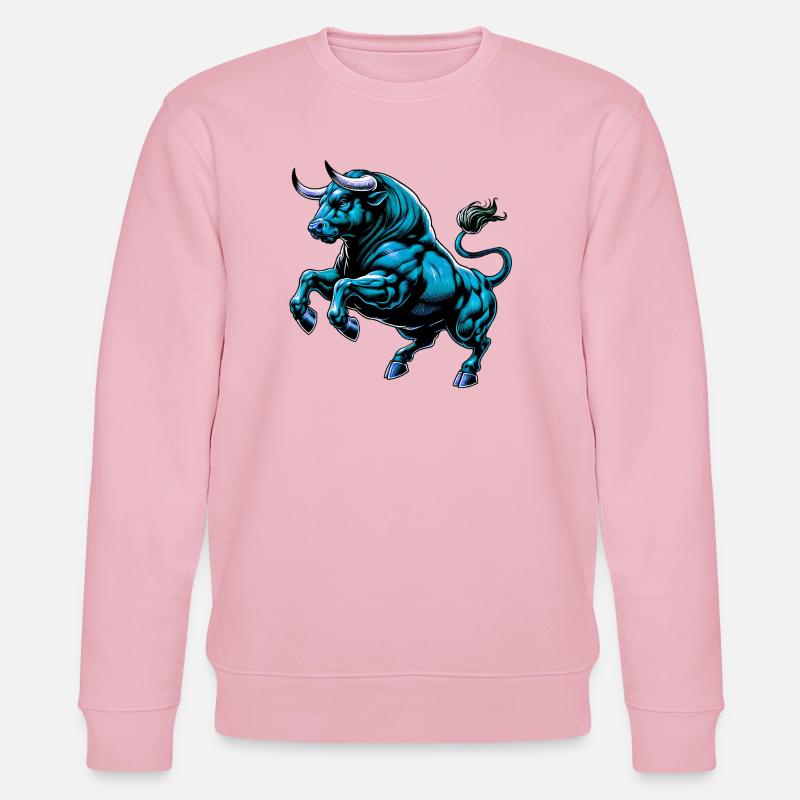 Stier - Stanley/Stella Unisex Bio-Sweatshirt CHANGER  - Hellrosa