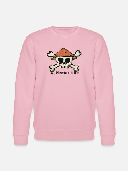 A Pirates Life logo - Stanley/Stella Unisex Bio-Sweatshirt CHANGER  - Hellrosa