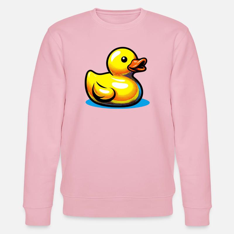 Duckling Duck Duck Duck - Stanley/Stella CHANGER Unisex Organic Sweatshirt - cotton pink