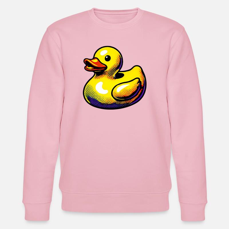 Duckling Duck Duck Duck - Stanley/Stella CHANGER Unisex Organic Sweatshirt - cotton pink