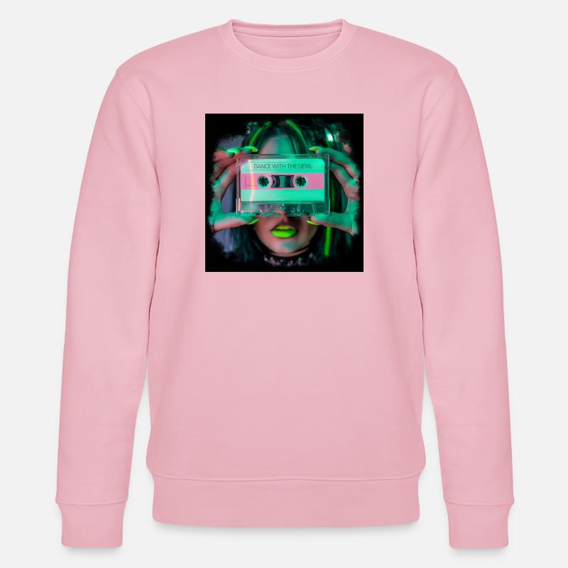 Dance with the Devil - Stanley/Stella Unisex Bio-Sweatshirt CHANGER  - Hellrosa