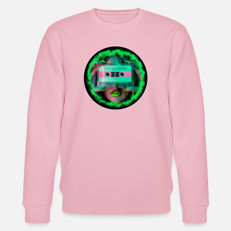 Dance with the Devil V2 - Stanley/Stella CHANGER Unisex Organic Sweatshirt - cotton pink