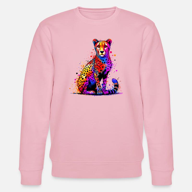 Gepard - Stanley/Stella Unisex Bio-Sweatshirt CHANGER  - Hellrosa