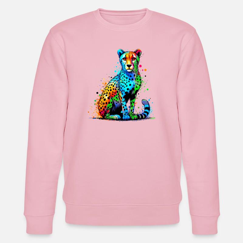 Gepard - Stanley/Stella Unisex Bio-Sweatshirt CHANGER - Hellrosa