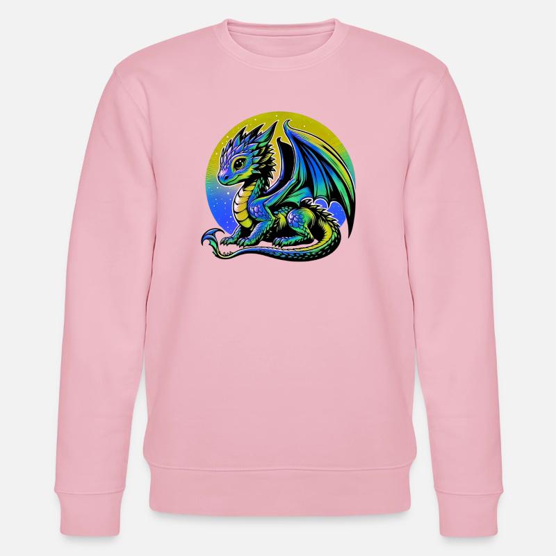 Drache - Stanley/Stella Unisex Bio-Sweatshirt CHANGER  - Hellrosa