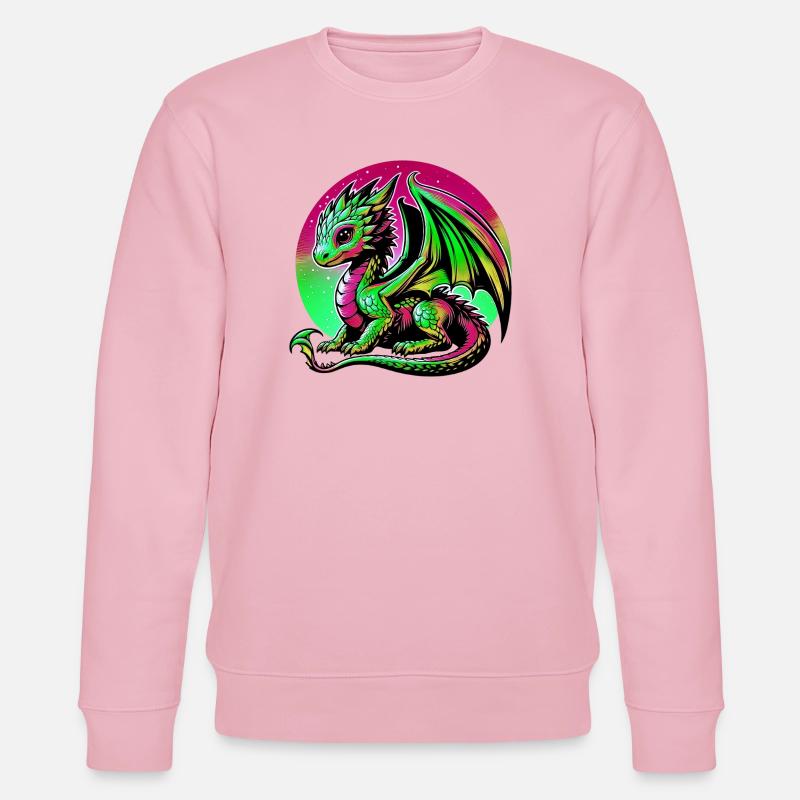 Drache - Stanley/Stella Unisex Bio-Sweatshirt CHANGER  - Hellrosa