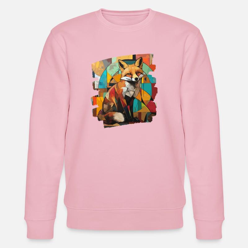 Fox - Stanley/Stella CHANGER Unisex Organic Sweatshirt - cotton pink