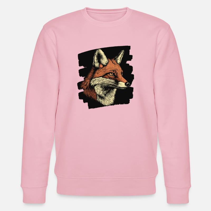 Fuchs - Stanley/Stella Unisex Bio-Sweatshirt CHANGER  - Hellrosa