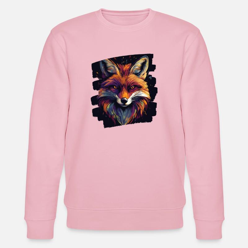 Fox - Stanley/Stella CHANGER Unisex Organic Sweatshirt - cotton pink