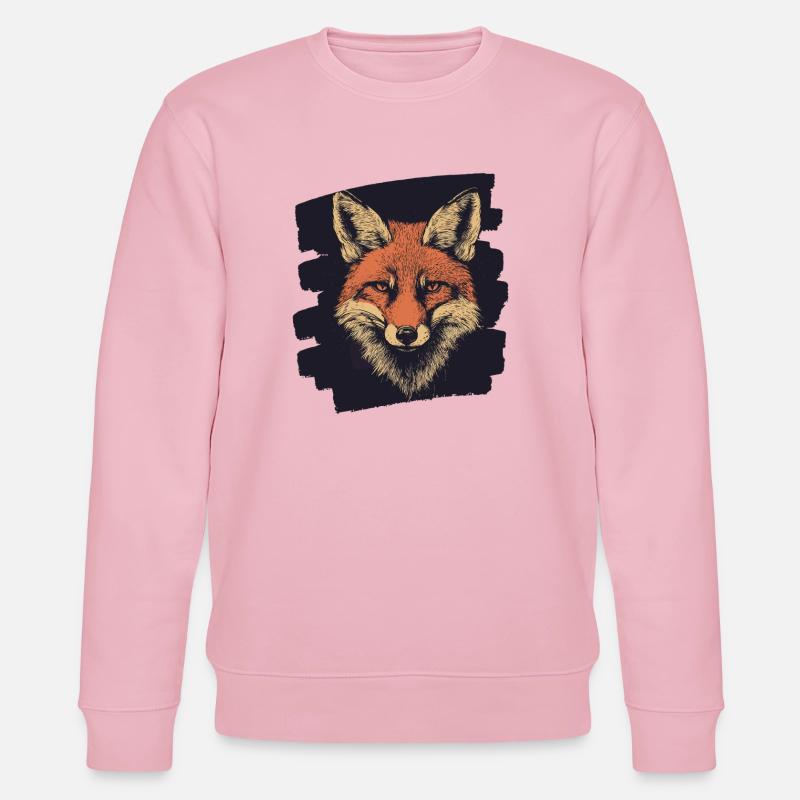 Fuchs - Stanley/Stella Unisex Bio-Sweatshirt CHANGER  - Hellrosa