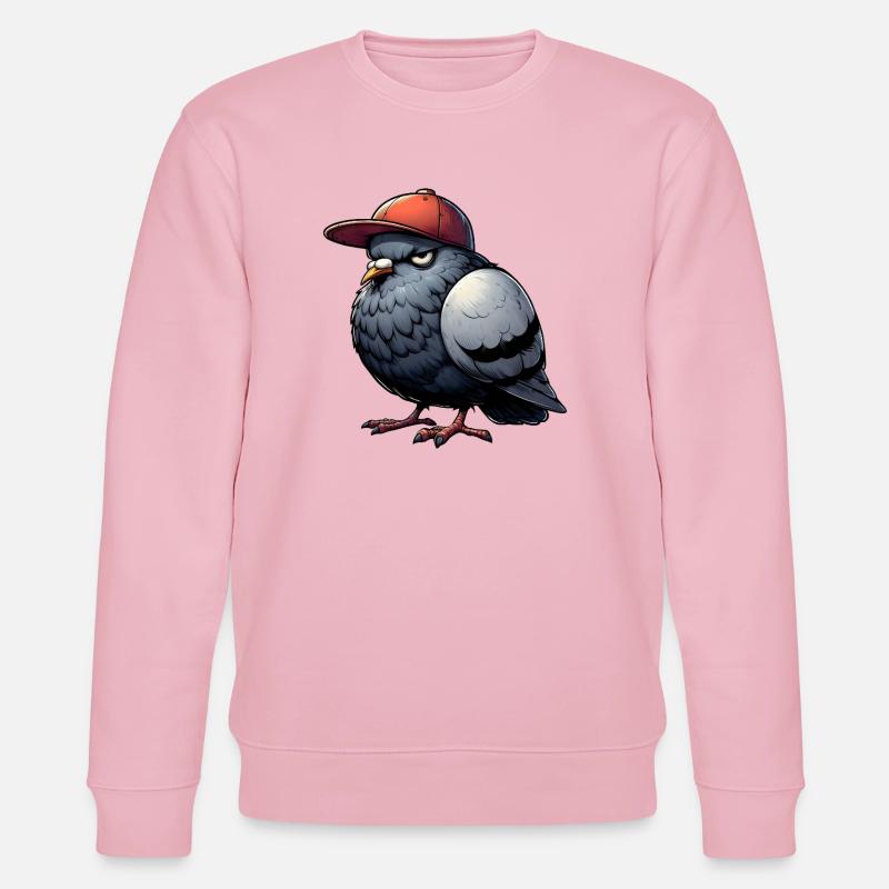 Taube Hiphop Kappe - Stanley/Stella Unisex Bio-Sweatshirt CHANGER - Hellrosa
