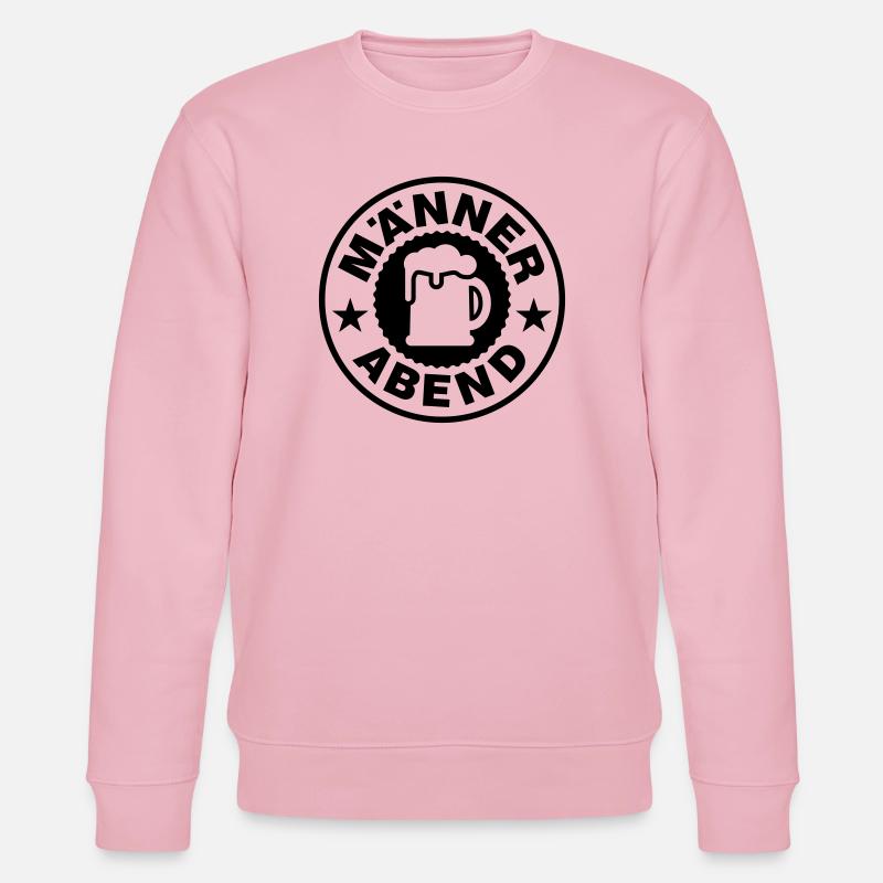 Männer Abend Bier - Stanley/Stella Unisex Bio-Sweatshirt CHANGER  - Hellrosa