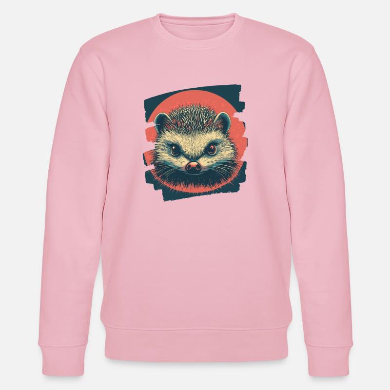 Igel - Stanley/Stella Unisex Bio-Sweatshirt CHANGER  - Hellrosa