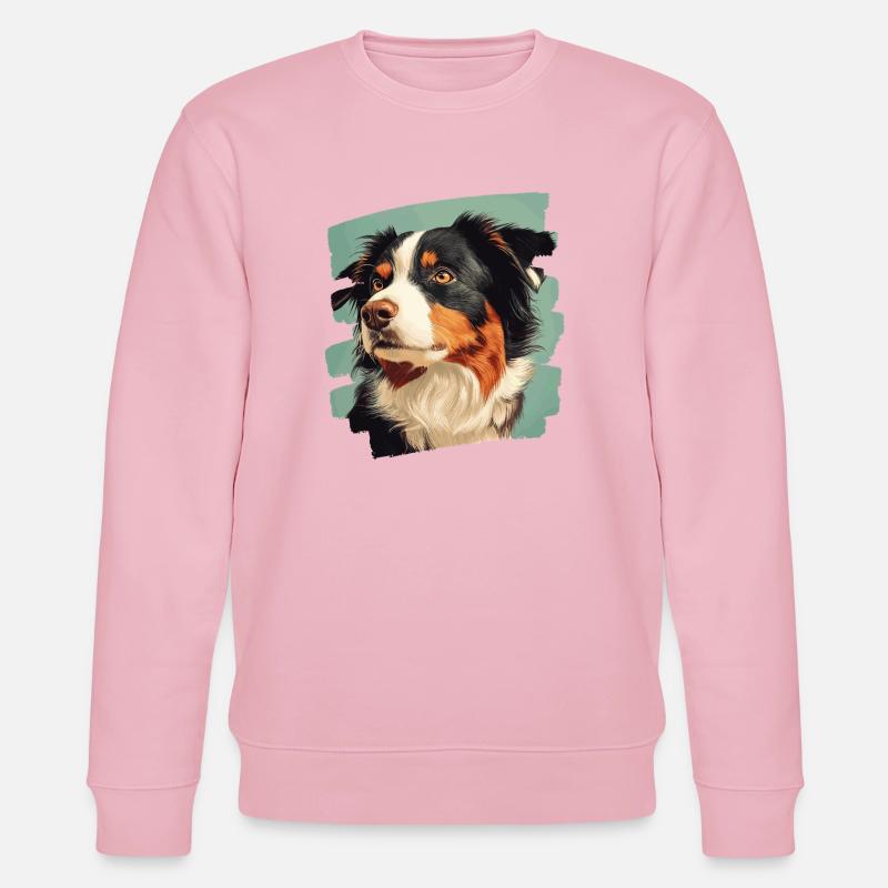 Australian Shepherd - Stanley/Stella Unisex Bio-Sweatshirt CHANGER  - Hellrosa