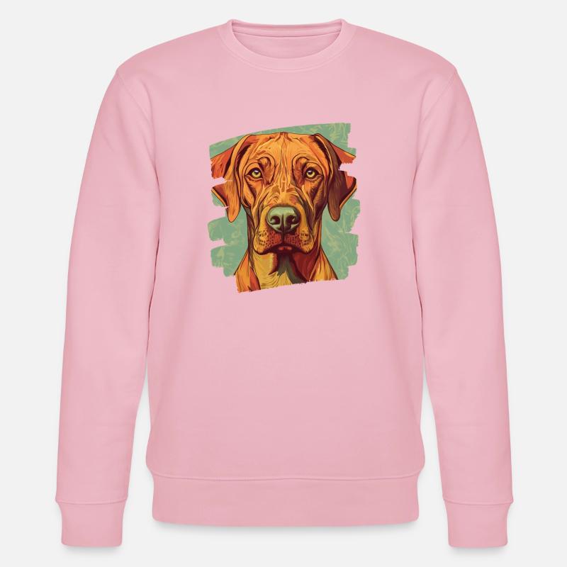 Rhodésian Ridgeback - Sweat bio CHANGER Stanley/Stella Unisexe - rose pâle