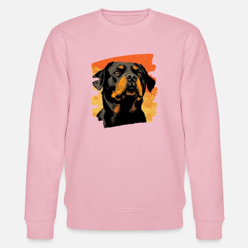 Rottweiler - Stanley/Stella Unisex Bio-Sweatshirt CHANGER  - Hellrosa