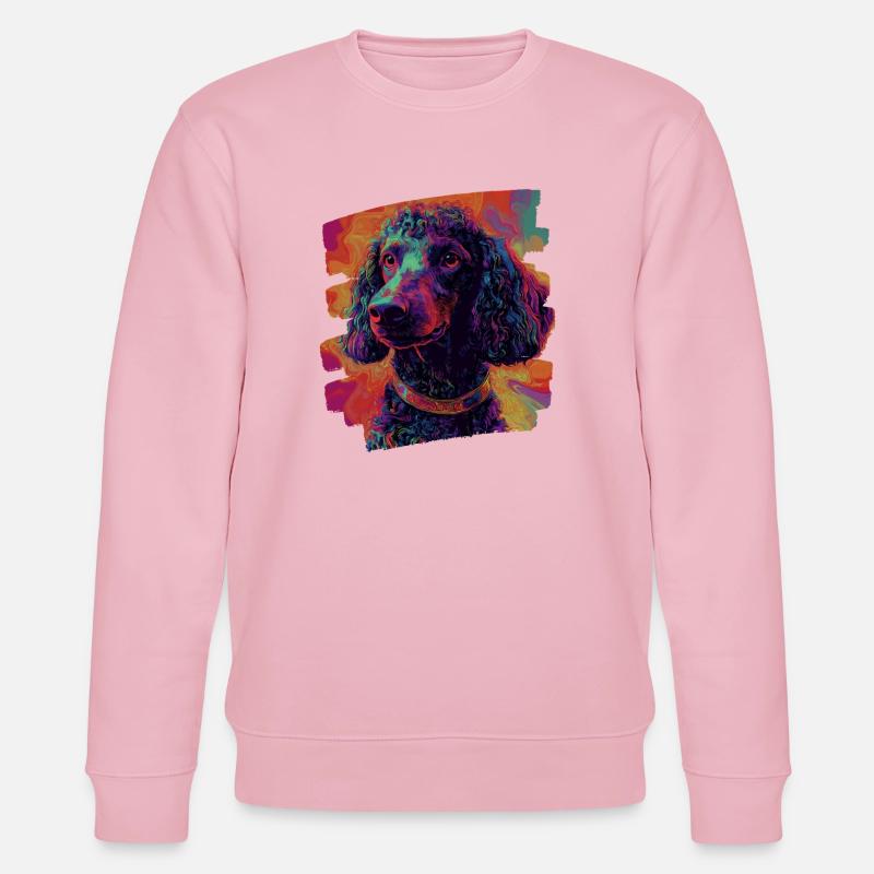 Pudel - Stanley/Stella Unisex Bio-Sweatshirt CHANGER  - Hellrosa