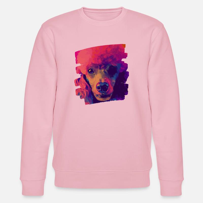 Pudel - Stanley/Stella Unisex Bio-Sweatshirt CHANGER  - Hellrosa