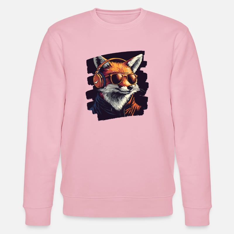 Fuchs - Stanley/Stella Unisex Bio-Sweatshirt CHANGER  - Hellrosa