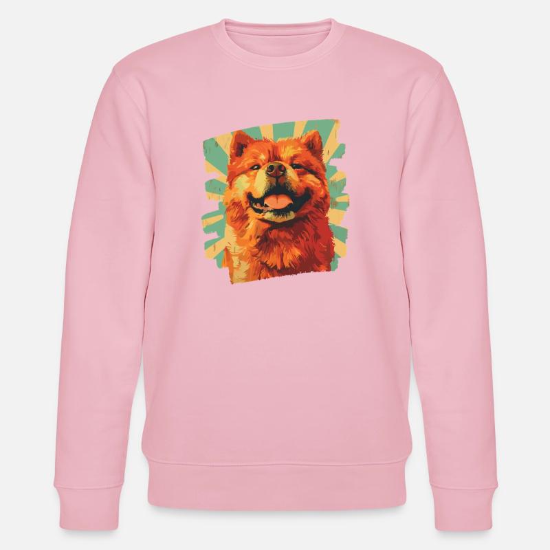 Chow Chow - Sweat bio CHANGER Stanley/Stella Unisexe - rose pâle