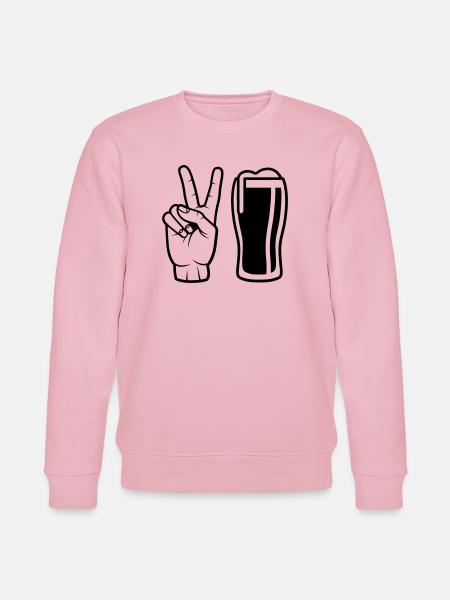 Commander de la bière - Sweat bio CHANGER Stanley/Stella Unisexe - rose pâle