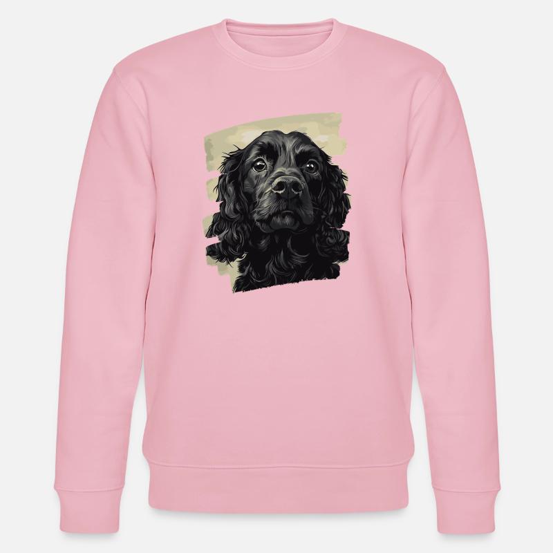 Cocker Spaniel - Sweat bio CHANGER Stanley/Stella Unisexe - rose pâle