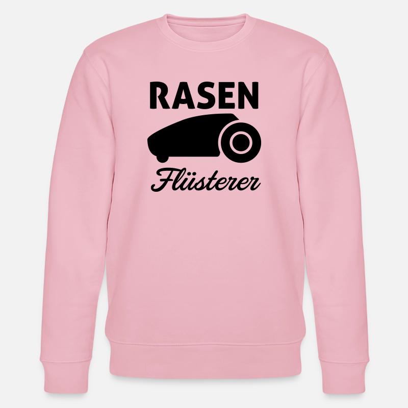 Rasen Flüsterer - Stanley/Stella Unisex Bio-Sweatshirt CHANGER  - Hellrosa