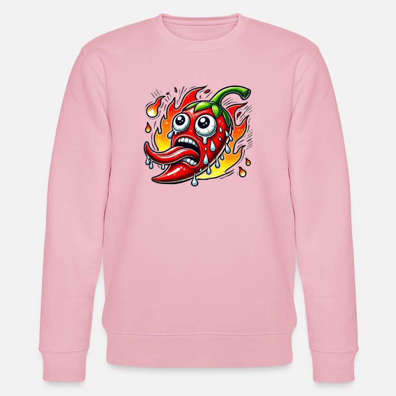 Ultra Scharfe Chili - Stanley/Stella Unisex Bio-Sweatshirt CHANGER - Hellrosa
