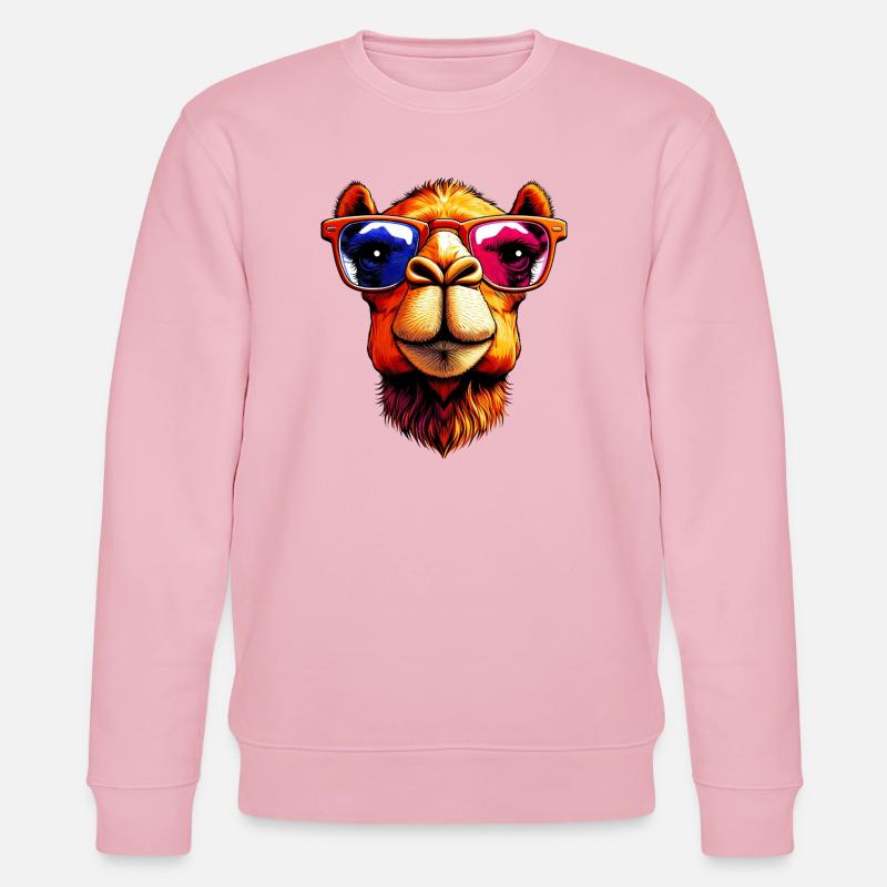 Kamel - Stanley/Stella Unisex Bio-Sweatshirt CHANGER  - Hellrosa