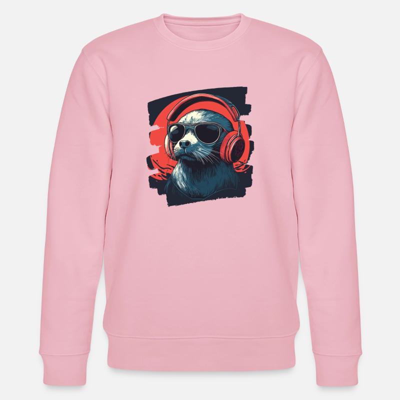 Robbe - Stanley/Stella Unisex Bio-Sweatshirt CHANGER  - Hellrosa