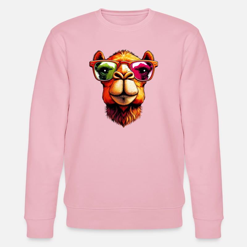 Kamel - Stanley/Stella Unisex Bio-Sweatshirt CHANGER  - Hellrosa