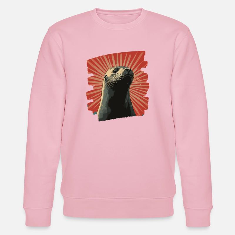 Robbe - Stanley/Stella Unisex Bio-Sweatshirt CHANGER  - Hellrosa