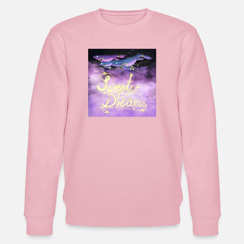 Sweet Dreams Space-Whale - Stanley/Stella Unisex Bio-Sweatshirt CHANGER  - Hellrosa