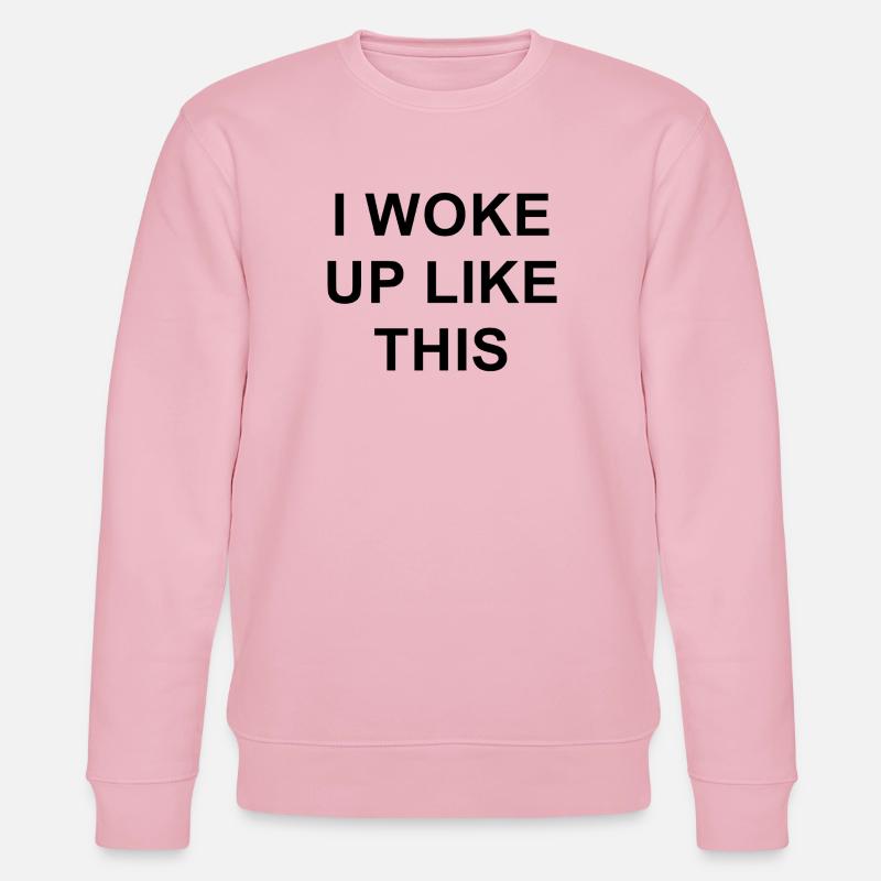 Conception d’impression géométrique abstraite - Sweat bio CHANGER Stanley/Stella Unisexe - rose pâle