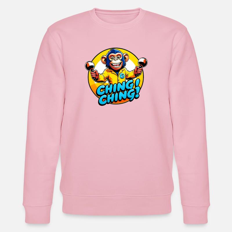 Ching Ching - Sweat bio CHANGER Stanley/Stella Unisexe - rose pâle