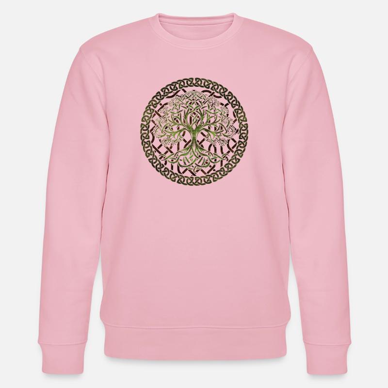 Yggdrasil Baum des Lebens - Stanley/Stella Unisex Bio-Sweatshirt CHANGER  - Hellrosa