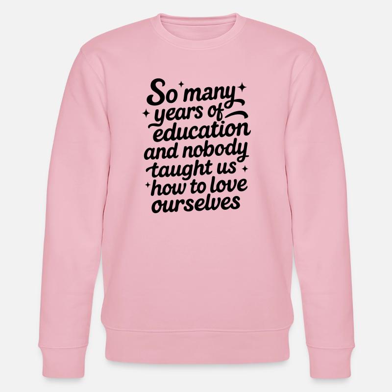 Selbstliebe - Stanley/Stella Unisex Bio-Sweatshirt CHANGER  - Hellrosa