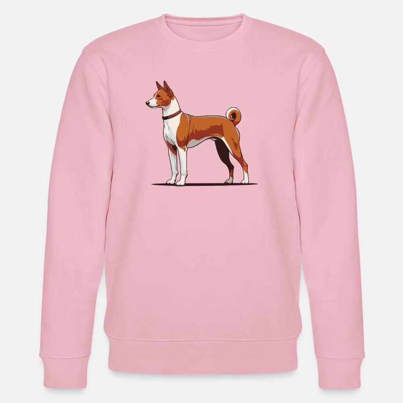 Basenji - Sweat bio CHANGER Stanley/Stella Unisexe - rose pâle