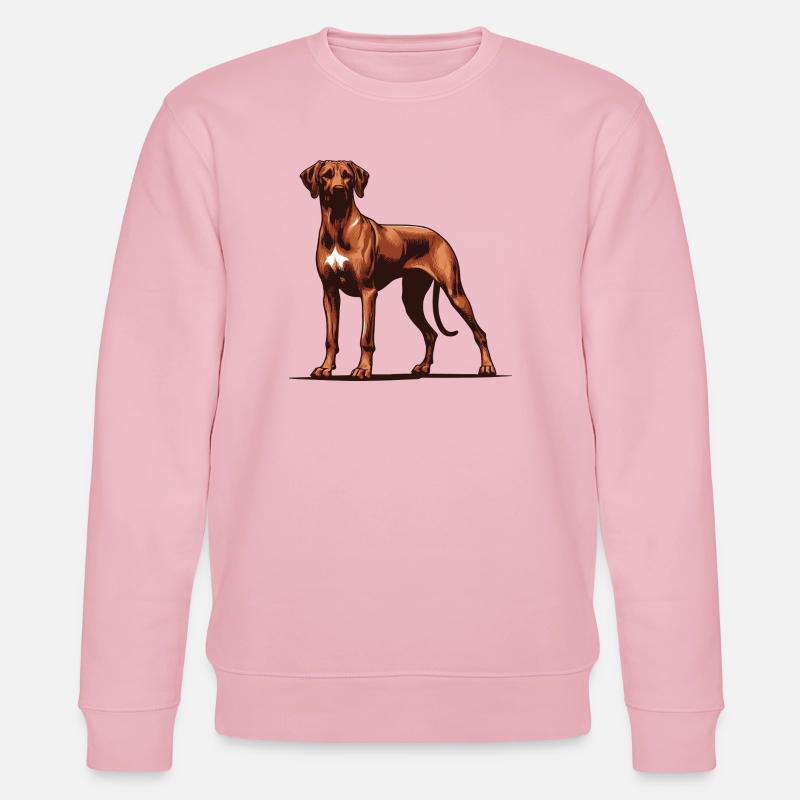 Rhodesian Ridgeback - Stanley/Stella Unisex Bio-Sweatshirt CHANGER  - Hellrosa