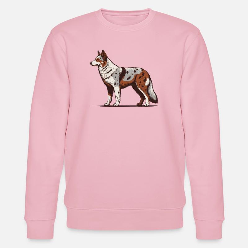 Australian Koolie - Stanley/Stella Unisex Bio-Sweatshirt CHANGER  - Hellrosa