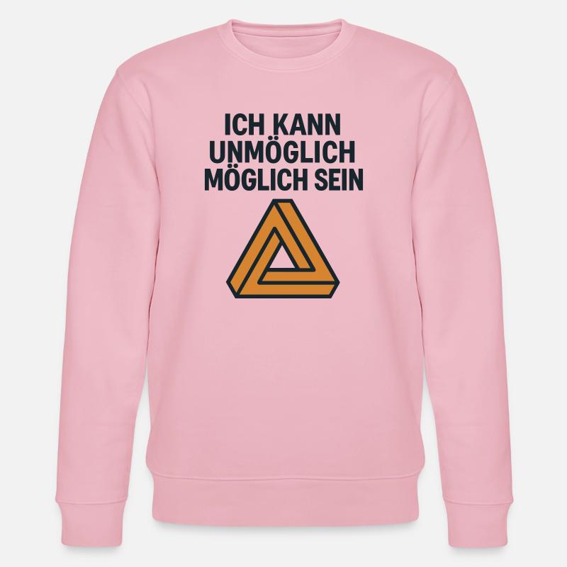 Unmöglich möglich - Stanley/Stella Unisex Bio-Sweatshirt CHANGER  - Hellrosa