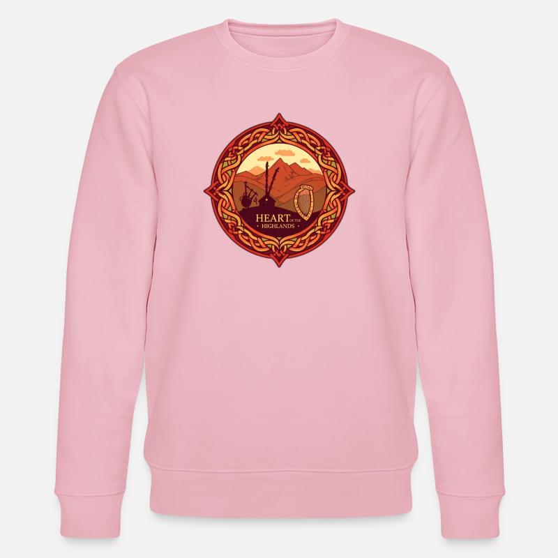 Schottland - Stanley/Stella Unisex Bio-Sweatshirt CHANGER  - Hellrosa