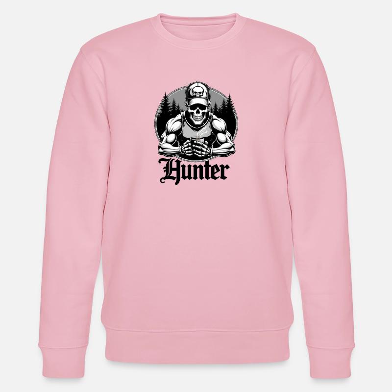 Skullyjack Design "Gothic Hunter" - Stanley/Stella Unisex Bio-Sweatshirt CHANGER  - Hellrosa